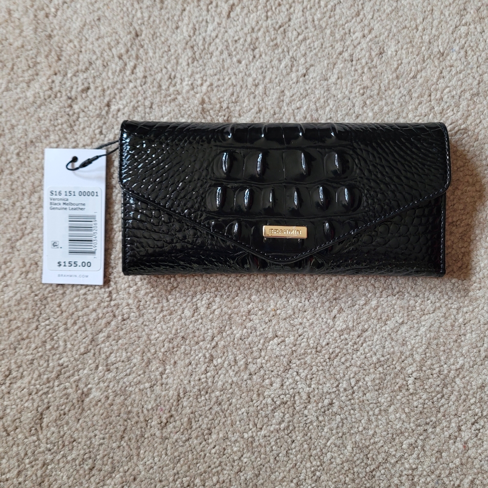 NWT BRAHMIN VERONICA WALLET